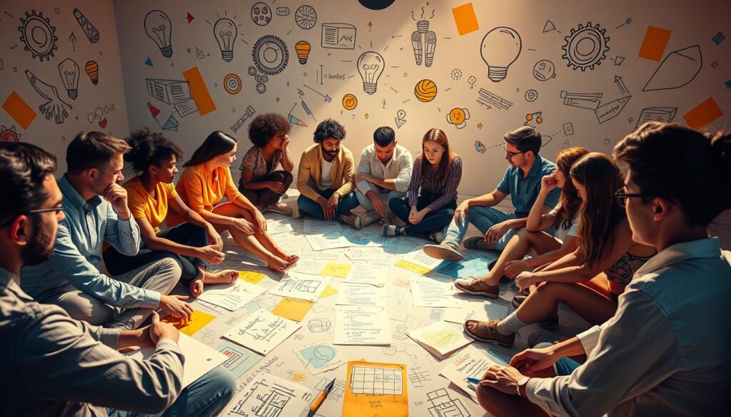Brainwriting ideation method