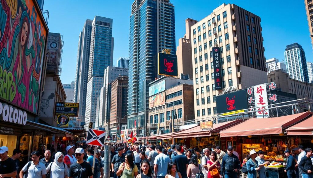Urban culture in metropolitan areas