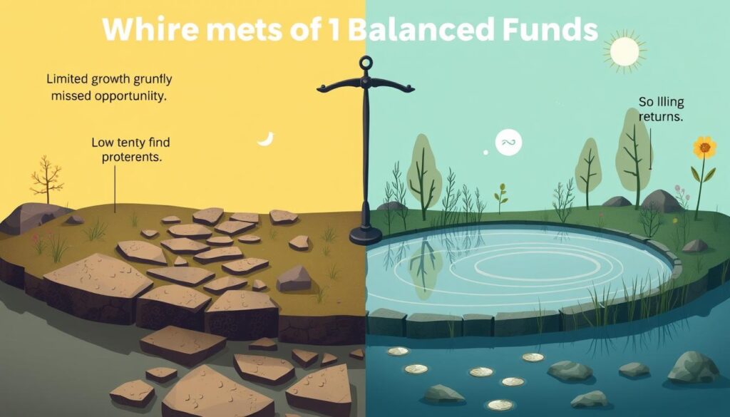 balanced funds disadvantages