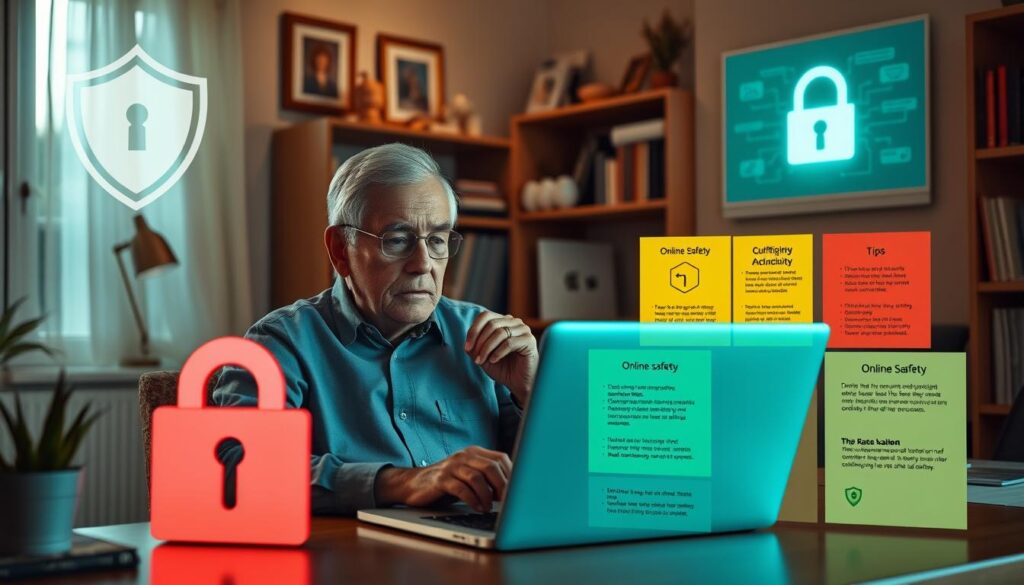 Digital security for seniors